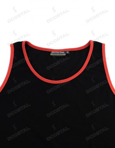 CAMISETA DE TIRANTE PARA COSTALERO NEGRA